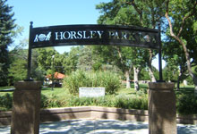 Picture of entrance to  Horsley Park.