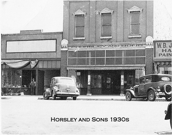 Picture of W. Horsley and Sons building 1930.