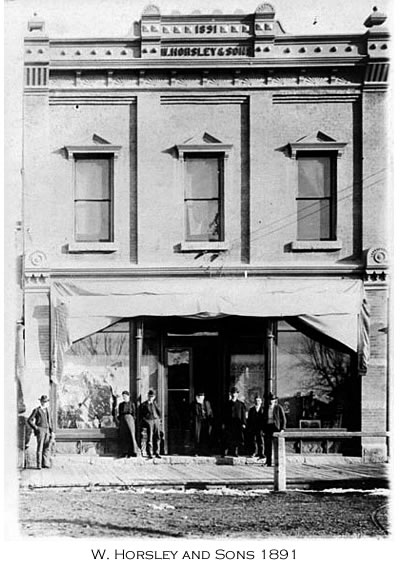 Pictureof W. Horsley and Sons building 1891