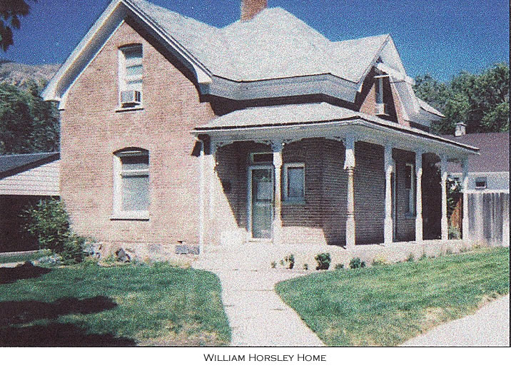 Picture of the Home of William Horsley family.