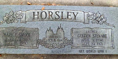 Picture of Shirley C Horsley grave.